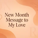 new month message to my love