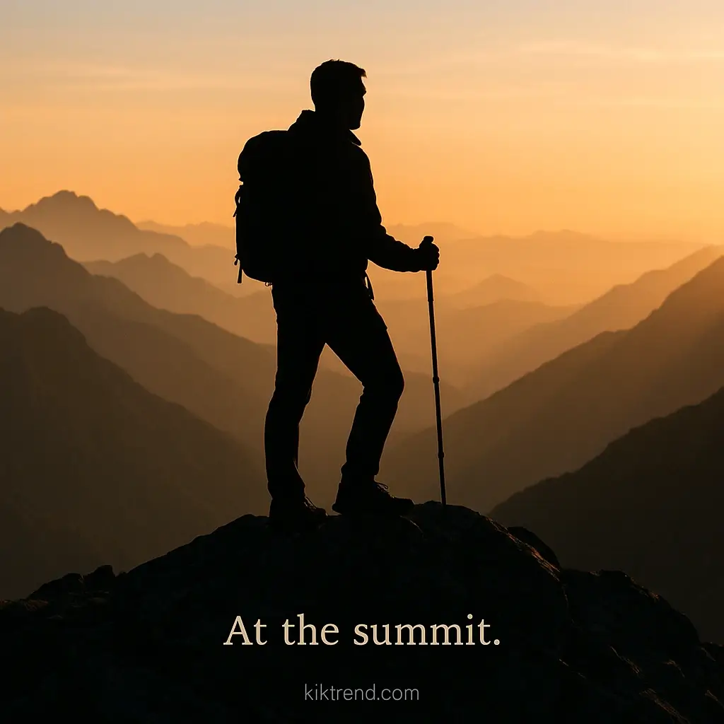 Solo hiker on forest trail using short hiking captions for instagram for nature posts