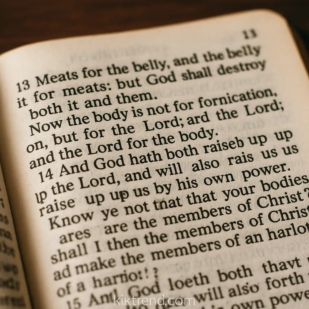 Bible verses about fornication open scripture with highlighted passages on sexual purity
