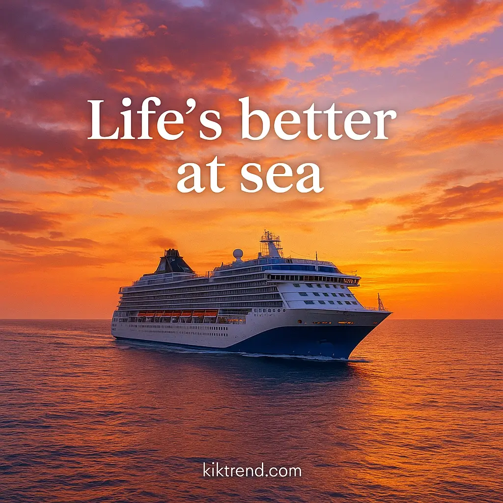 beautiful cruise captions for Instagram with colors