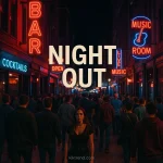 short night out captions for instagram