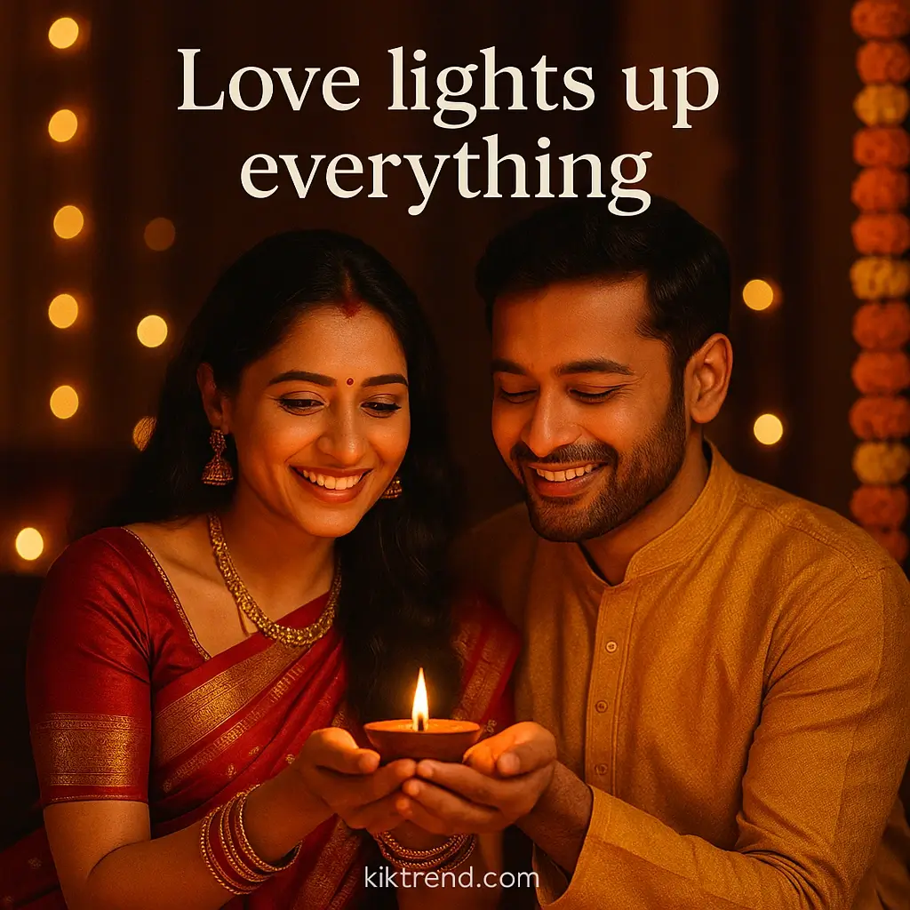 diwali festive celebration with instragram caption