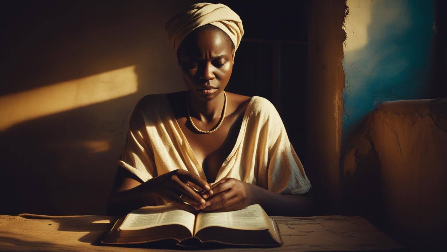 Person reading bible verses on anger in quiet morning devotional setting with journal