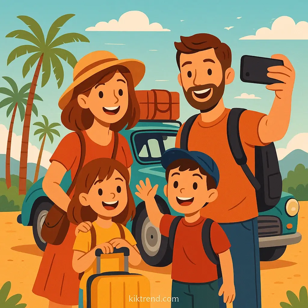 short family trip captions for instagram