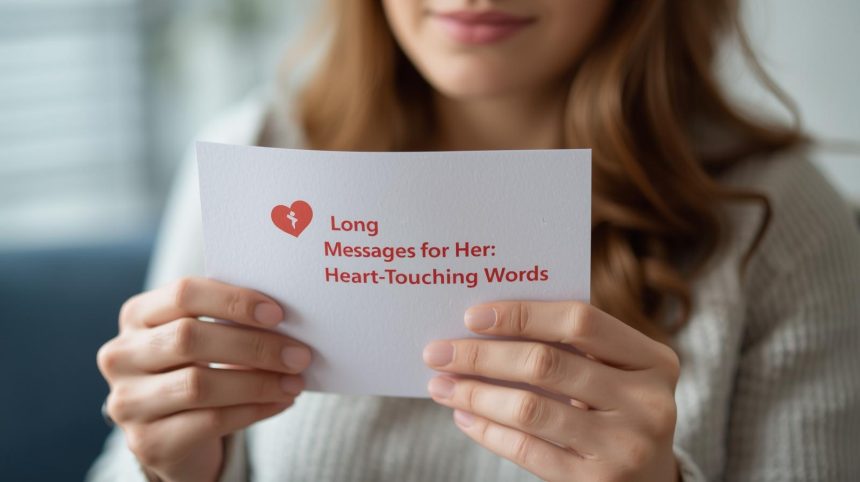 Long Love Messages for Her: Heart-Touching Words