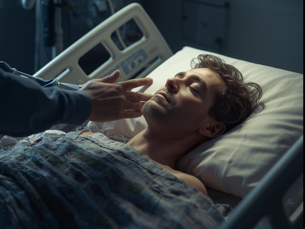 Sick Patient in Hospital been prayer for