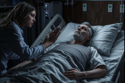 Sick Patient in Hospital Prayer for Healing of Cancer