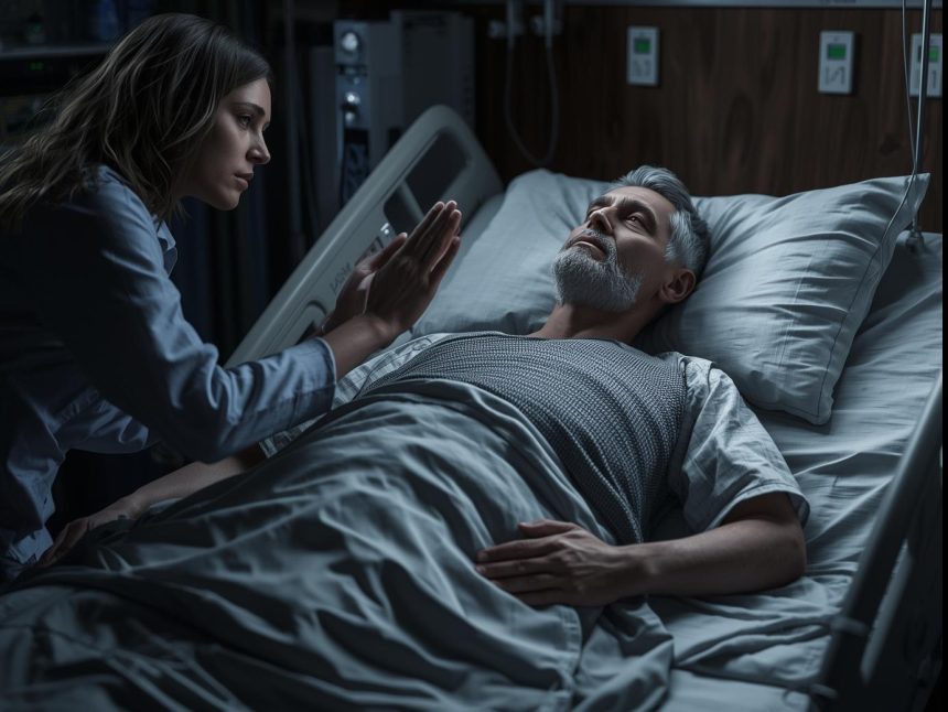 Sick Patient in Hospital Prayer for Healing of Cancer