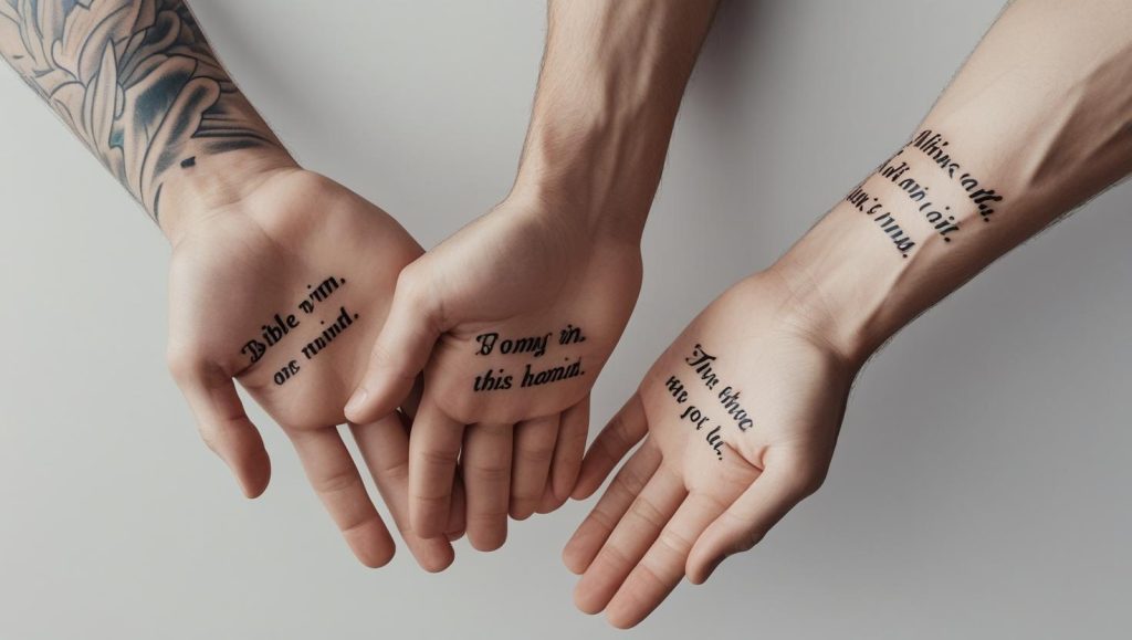 Bible Verses for Guys Tattoos Scripture Guide