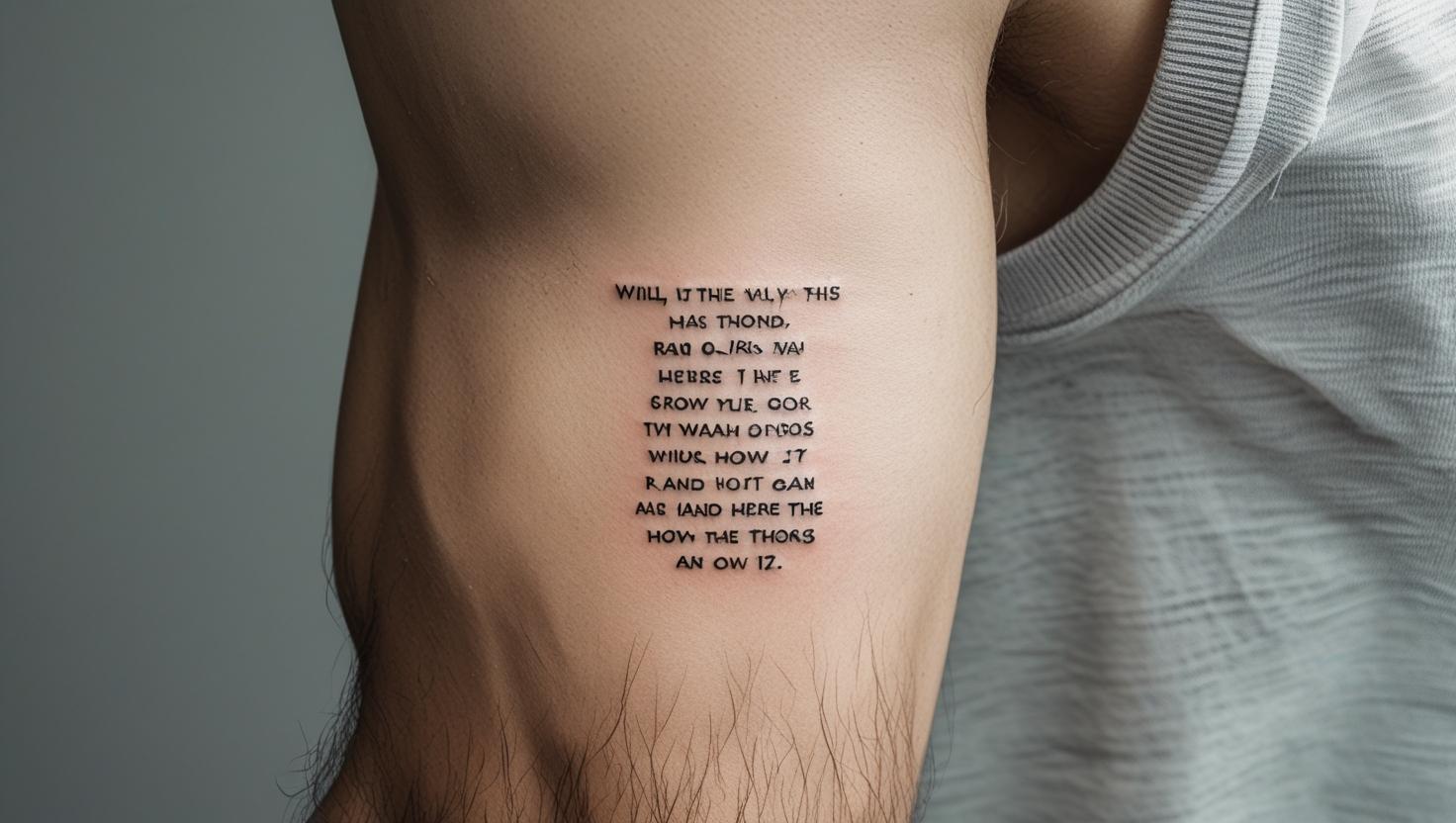 Bible Verses for Guys Tattoos