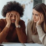 couple having trust issues.