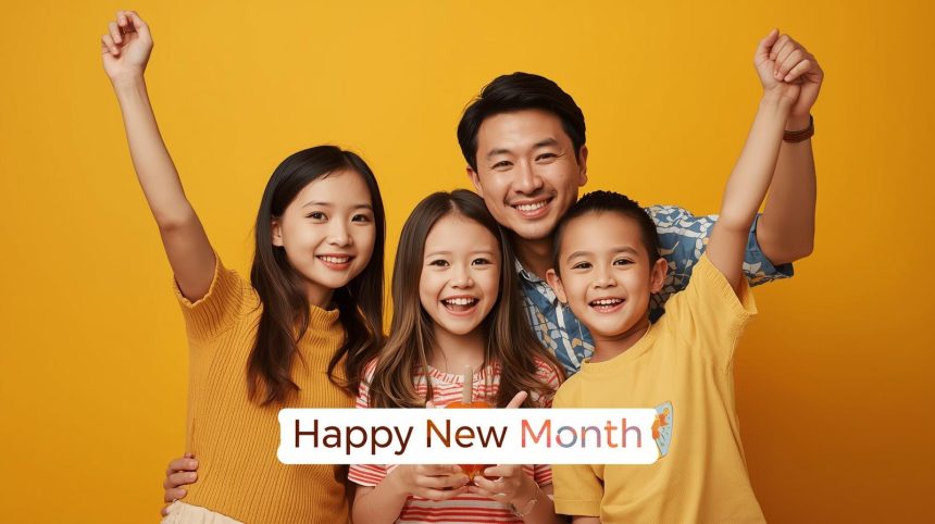 happy new month messages