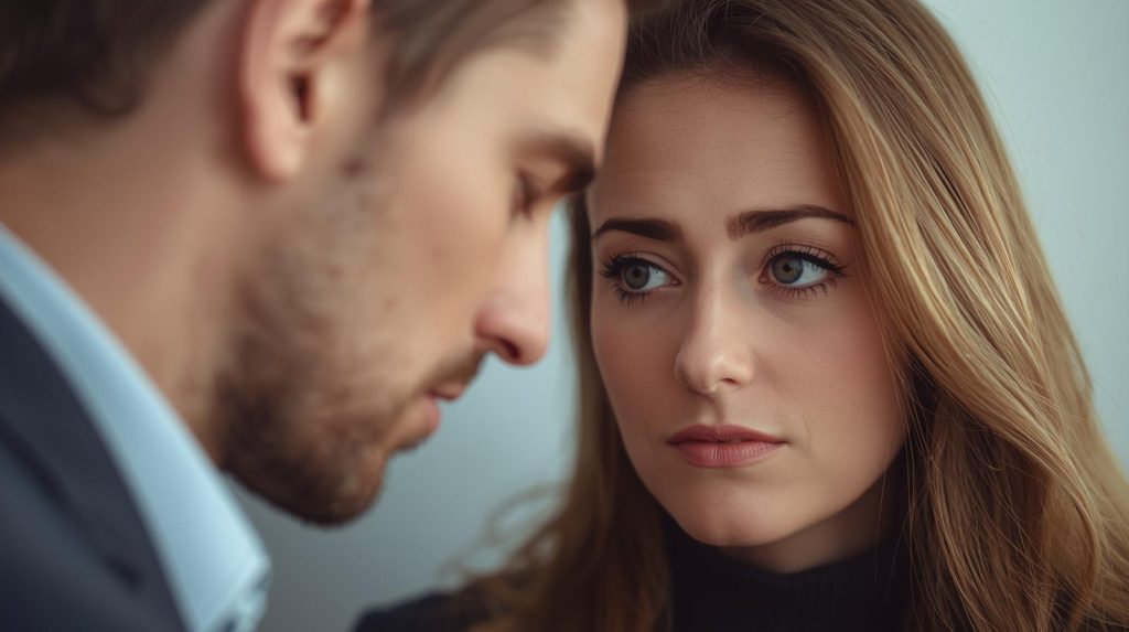 husband and wife who does not trust each other anymore